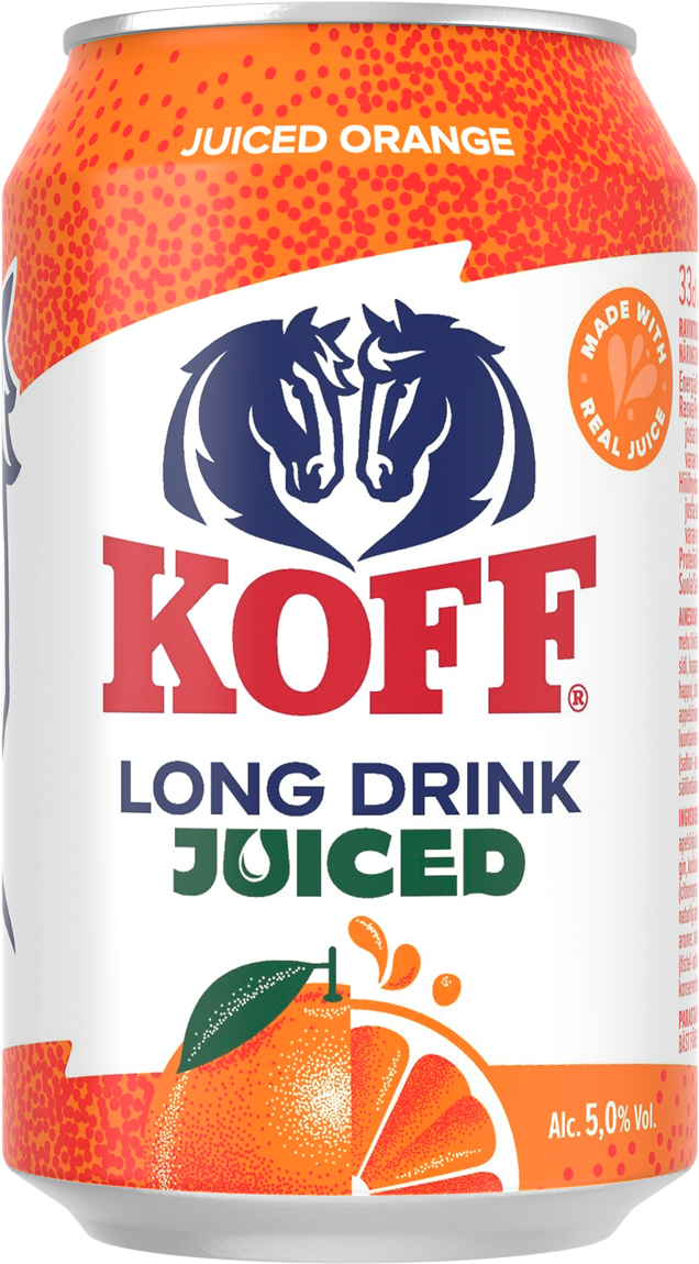 Tuotteet KOFF Long Drink KOFF Long Drink Juiced Orange Koff Long Drink Juiced Orange 1920p 